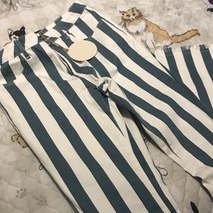 Striped bell bottoms